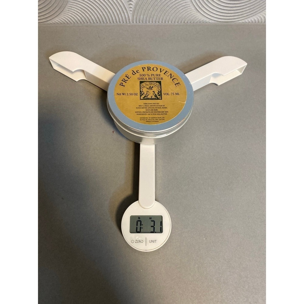 pre de provence 100 percent pure shea‎ butter 2.5 oz unsealed